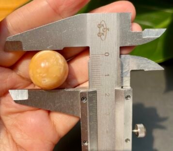 Exquisite 51 Carat Big Round Shape Orange Melo Melo Pearl 4 51,30 Carat Natural Melo Melo Pearl