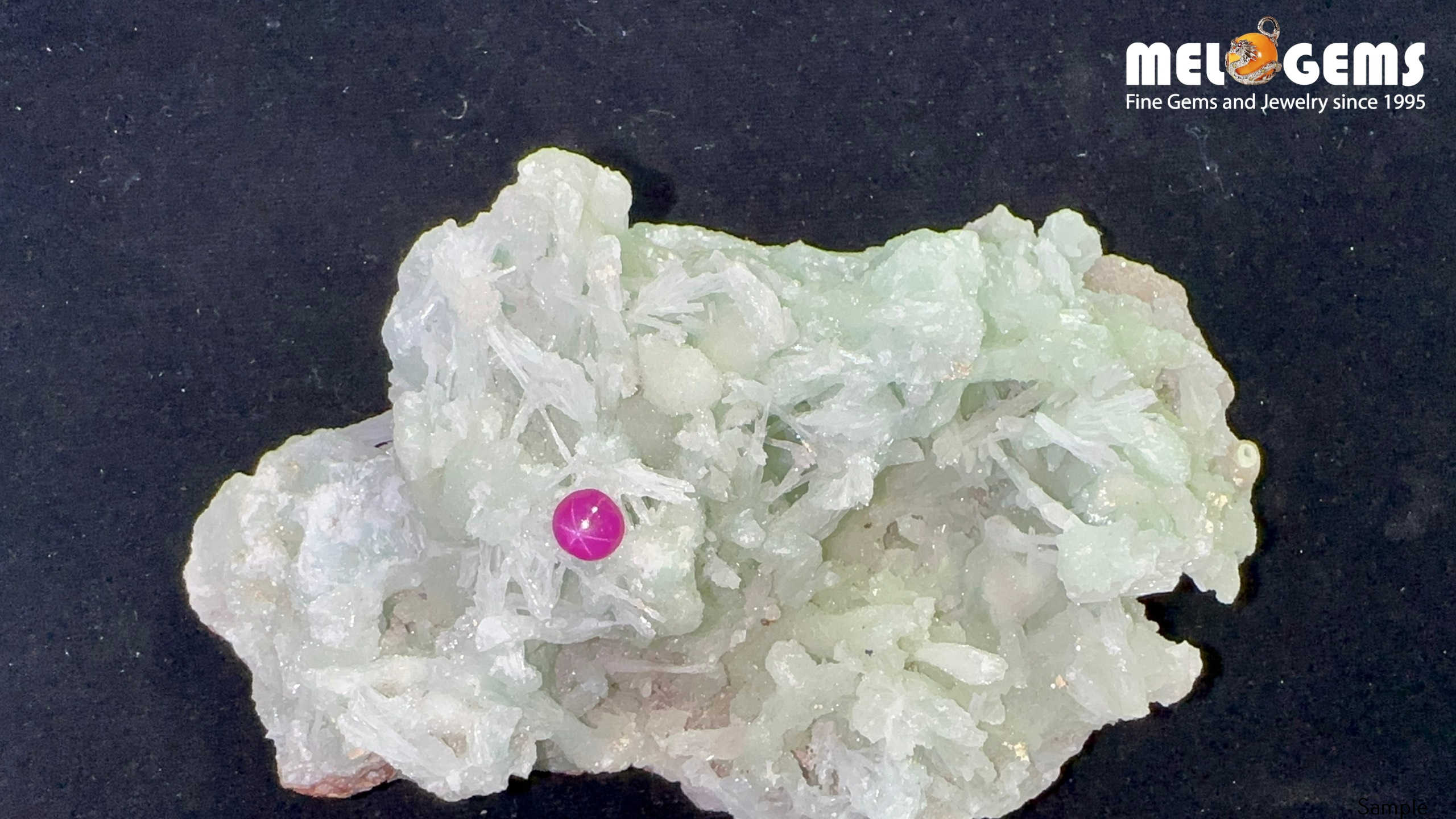 Star Ruby Natural Nghe An Red 0,85 Carat 7 Da Ruby Star tu nhien 0,85ct 2