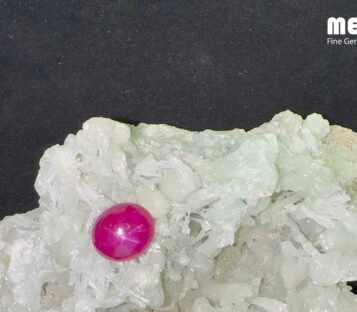 Star Ruby Natural Dark Red Luc Yen 11,15 Carat 5 Da Ruby Star tu nhien 11,15ct 1