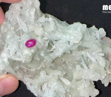 Star Ruby Natural Nghe An Red 1,2 Carat 5 Da Ruby Star tu nhien 1,2 ct RB0502 5