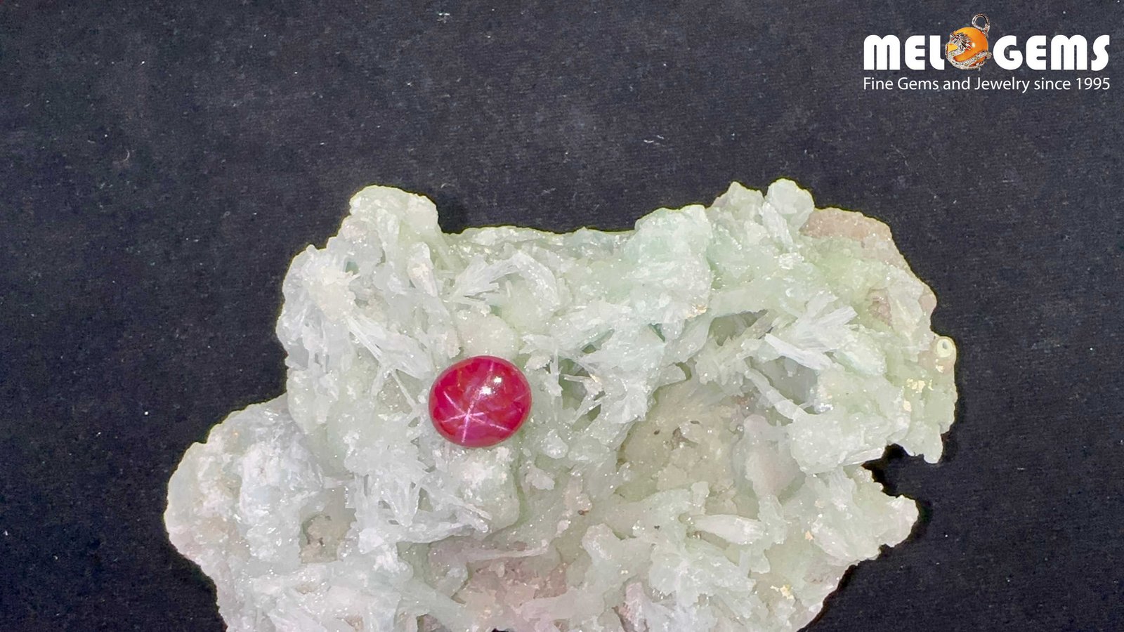 Da Ruby Star tu nhien 13,05ct 2