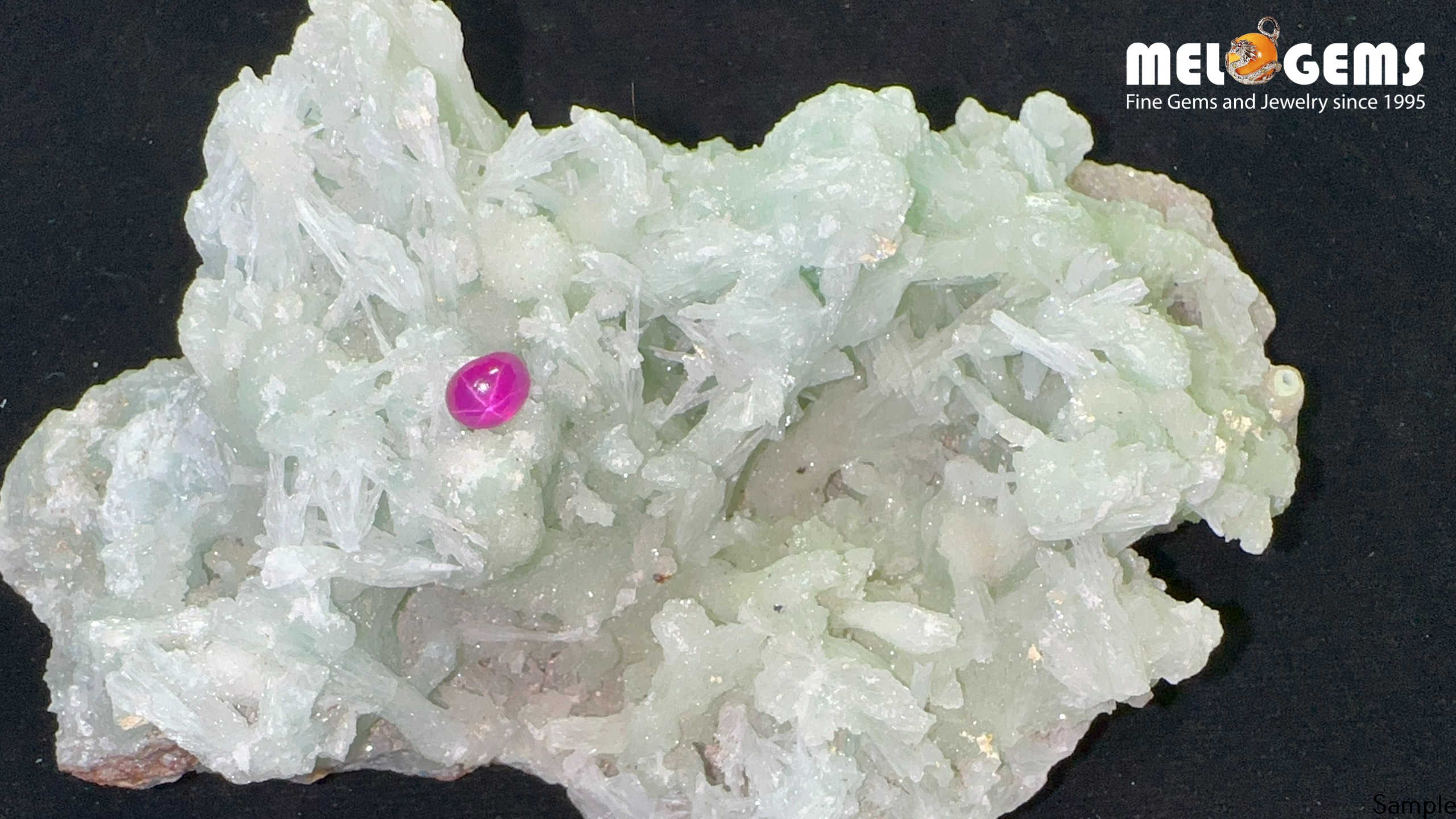 Star Ruby Natural Nghe An Red 1,4 Carat 6 Da Ruby Star tu nhien 1,4 ct 1