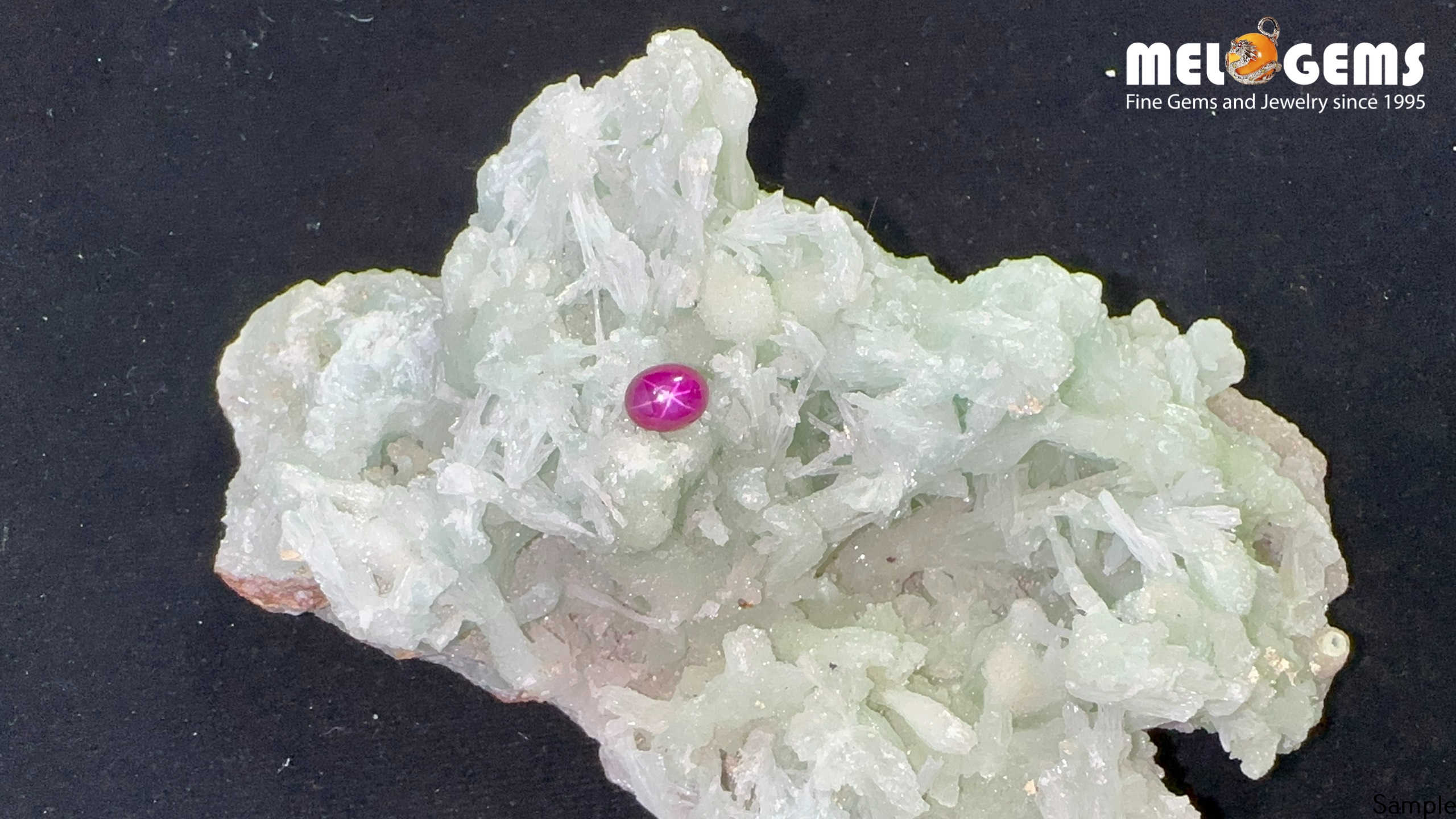 Star Ruby Natural Nghe An Red 1,4 Carat 6 Da Ruby Star tu nhien 1,4 ct RB0508 1