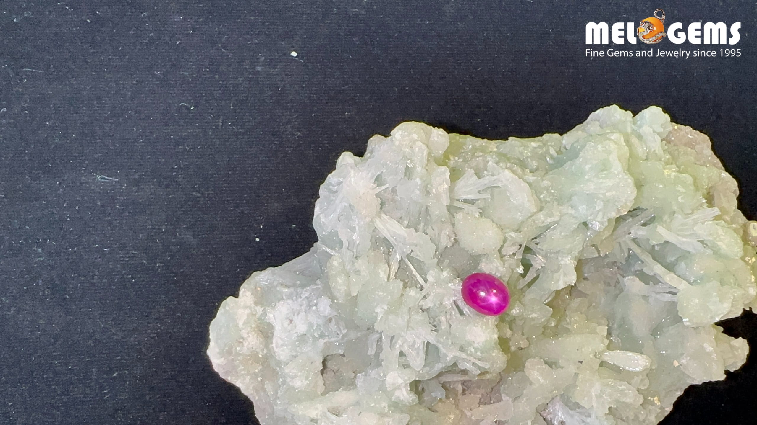 Da Ruby Star tu nhien 1,95 ct 1