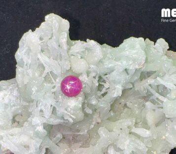 Star Ruby Natural Pink Red Luc Yen 2,80 Carat 4 Da Ruby Star tu nhien 2,80ct 2