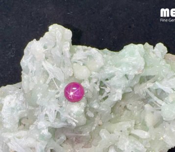 Star Ruby Natural Pink Red Luc Yen 2,80 Carat 3 Da Ruby Star tu nhien 2,80ct 4