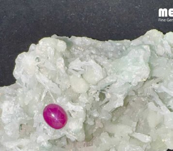 Star Ruby Natural Dark Red Luc Yen 3,10 Carat 3 Da Ruby Star tu nhien 3,10ct 4