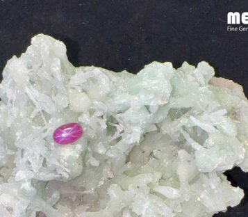 Da Ruby Star tu nhien 3,45ct 3