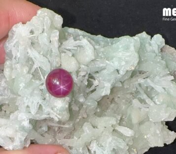 Da Ruby Star tu nhien 3,65 ct 3