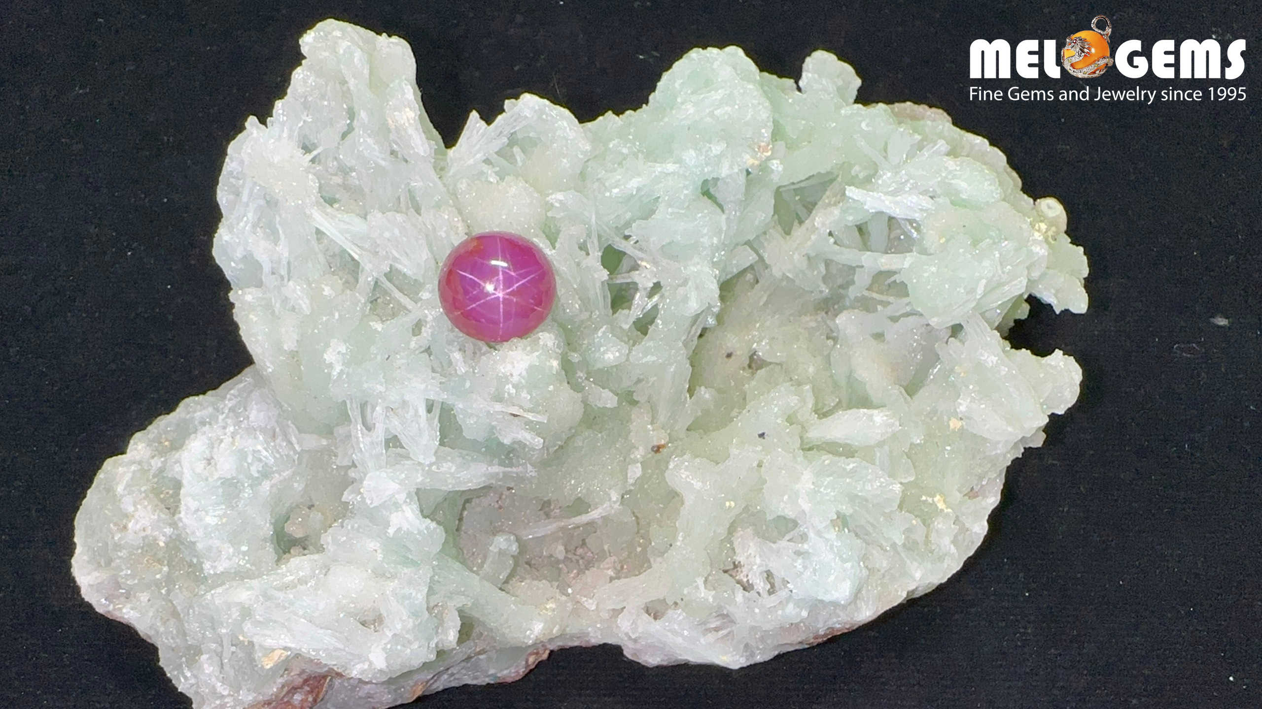 Star Ruby Natural Pink Red Luc Yen 3,95 Carat 8 Da Ruby Star tu nhien 3,95ct 4