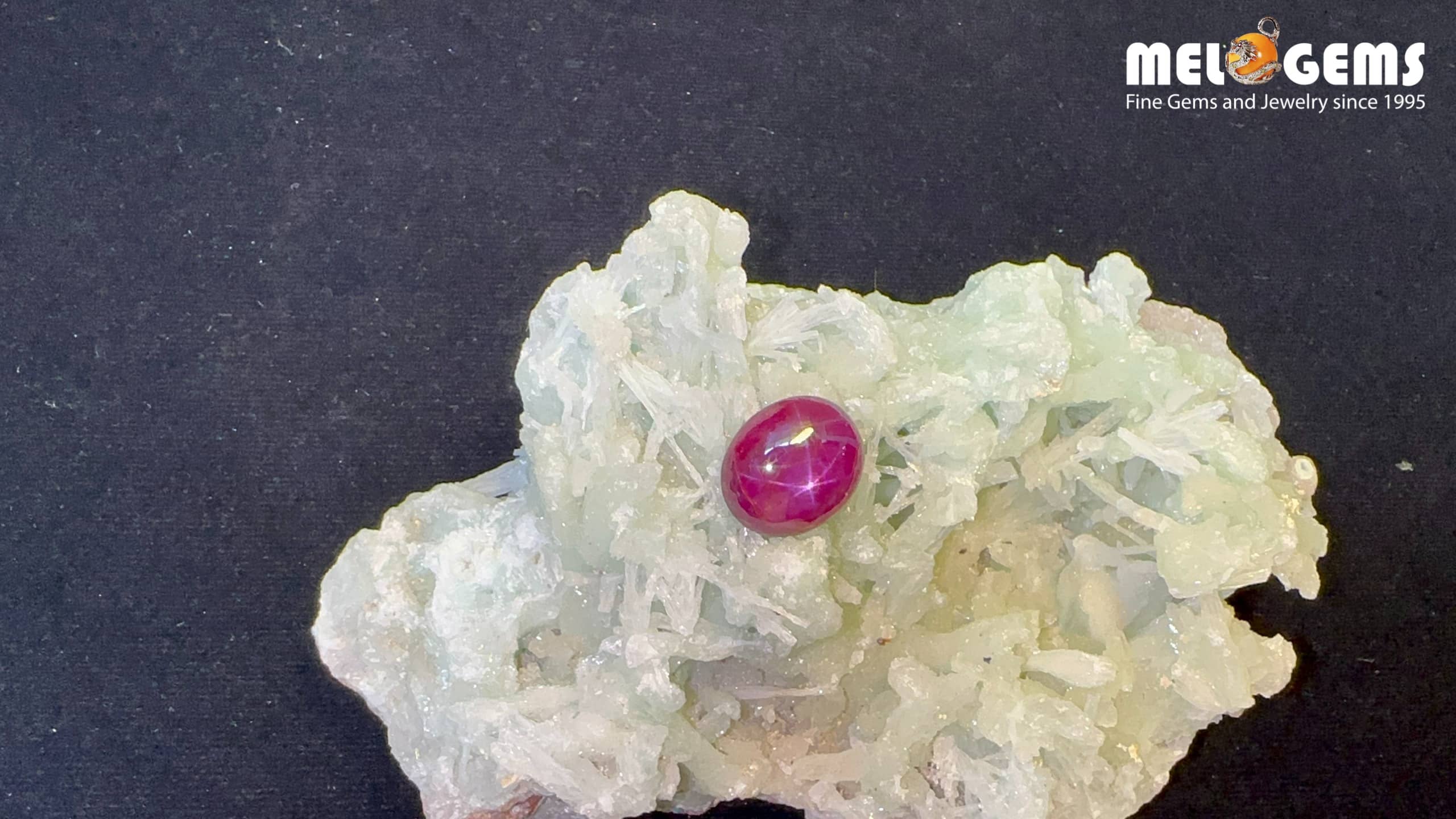 Star Ruby Natural Luc Yen Dark Red 4,75 Carat 6 Da Ruby Star tu nhien 4,75 ct 1