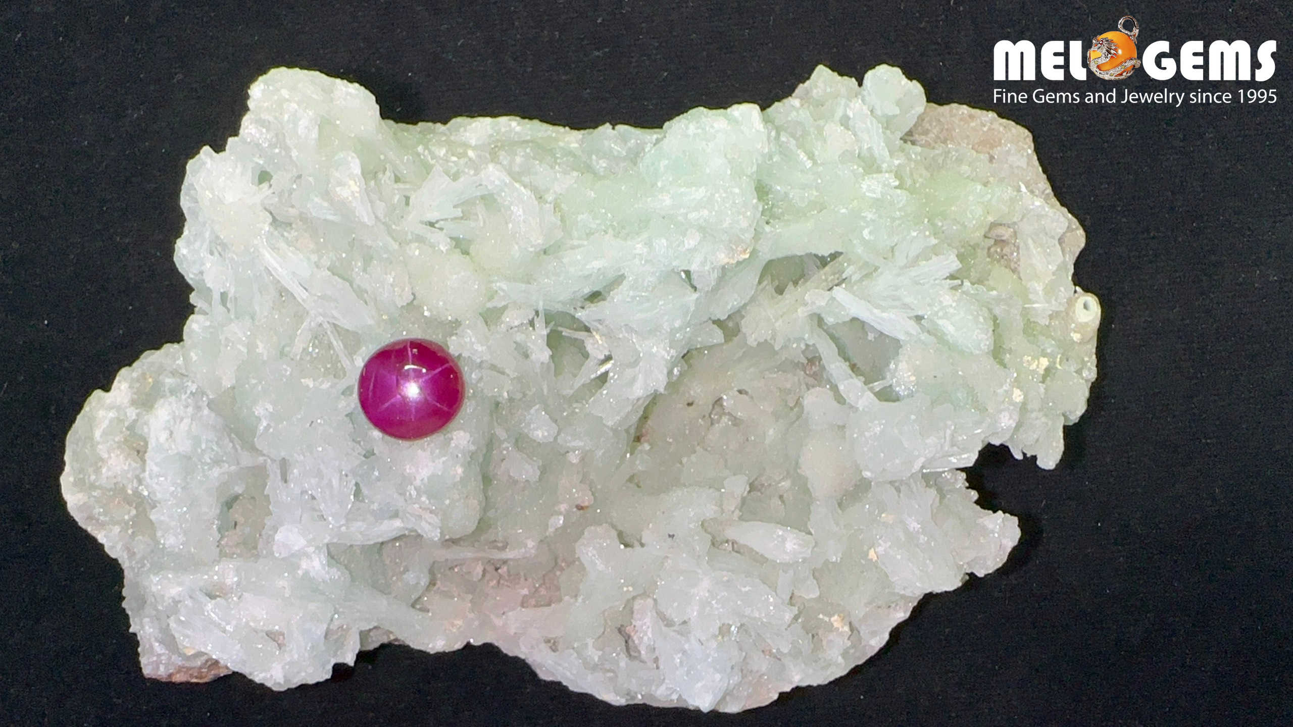 Star Ruby Natural Dark Red Luc Yen 4 Carat 6 Da Ruby Star tu nhien 4ct 1