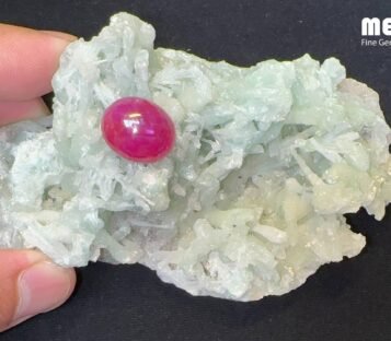 Star Ruby Natural Luc Yen Red 15,80 Carat 3 Da Ruby Star tu nhien 5,80 ct 2