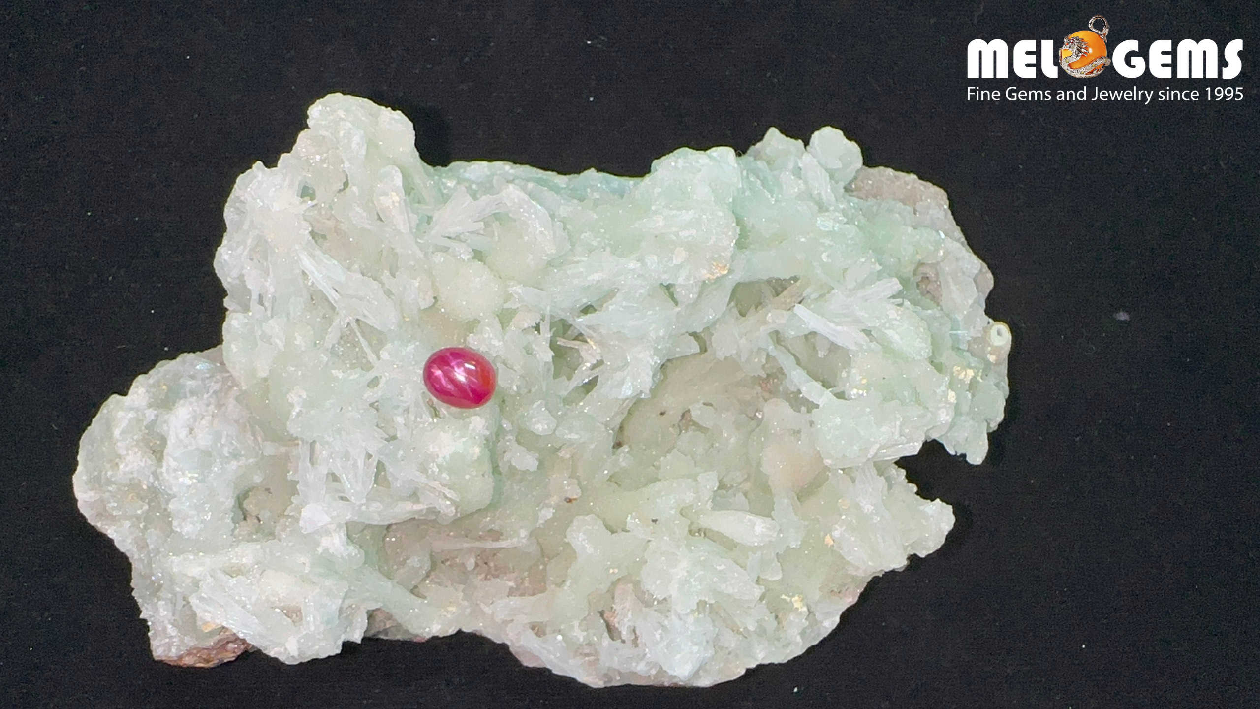 Double Star Ruby Natural Dark Red Nghe An 1,60 Carat 6 Da ruby sao doi tu nhien hang Nghe An RB1307 1