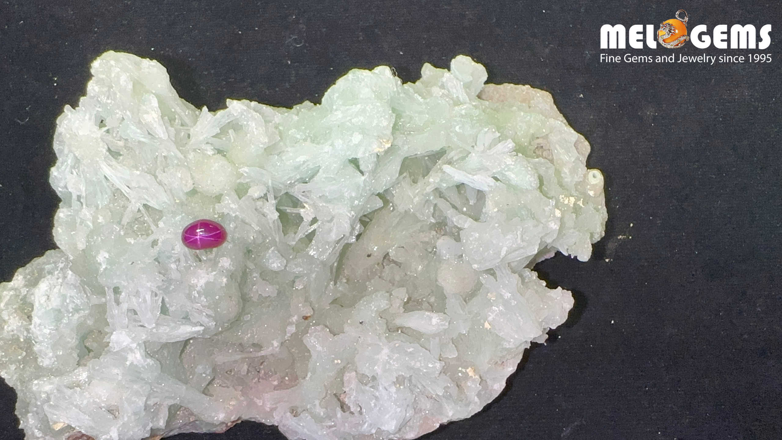 Double Star Ruby Natural Dark Red Nghe An 1,10 Carat 7 Da ruby sao doi tu nhien hang Nghe An RB1317 2