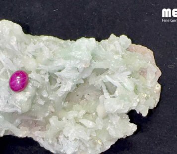 Star Ruby Natural Dark Red Luc Yen RB1102 4 Da ruby sao tu nhien hang Luc Yen RB1102 1