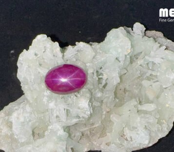 Star Ruby Natural Dark Red Luc Yen 15,15 Carat 5 Da ruby sao tu nhien hang Luc Yen RB1401 1