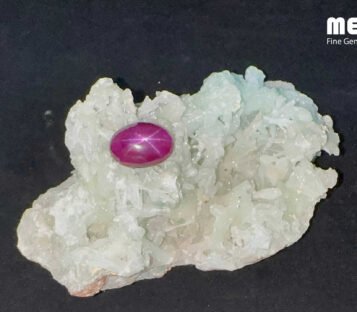 Star Ruby Natural Dark Red Luc Yen 15,15 Carat 3 Da ruby sao tu nhien hang Luc Yen RB1401 4