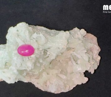 Star Ruby Natural Light Pink Luc Yen 7,60 Carat 3 Da ruby sao tu nhien hang Luc Yen RB1801 2