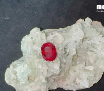 Spinel Red Natural Luc Yen 15 Carat 4 Da spinel do tu nhien hang Luc Yen RSP0102 1