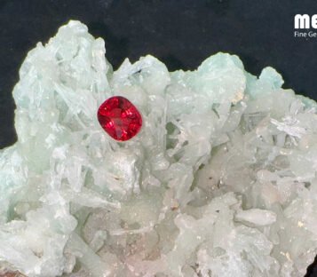 Spinel Red Natural Luc Yen 3,40 Carat 5 Da spinel do tu nhien hang Luc Yen RSP0305 1