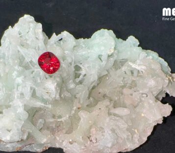 Spinel Red Natural Luc Yen 3,40 Carat 3 Da spinel do tu nhien hang Luc Yen RSP0305 3