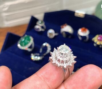 White Gold Diamond Ring 3 Diamond White Gold Ring 2