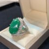 Emerald 18k Gold Ring With Diamonds 2