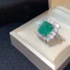 Emerald Ring With Diamonds 1