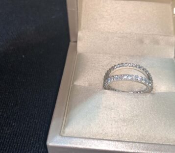 Eternity Diamond 18k White Gold Ring 1