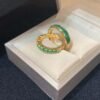 Eternity Emerald 14k Gold Ring 2