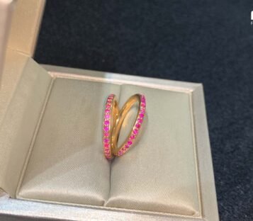 Eternity Ruby 18k Gold Ring 4 Eternity Ruby 18k Gold Ring 4