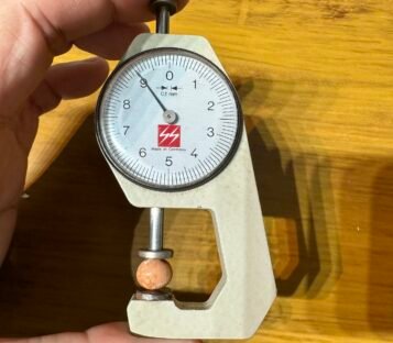 Amazing Beautiful 6.75 Carat Deep Orange Round Melo Pearl 4 ML06 2