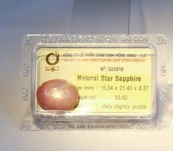Natural Very Slightly Purple Star Sapphire G56998