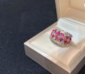 Ruby Ring With Diamonds 2