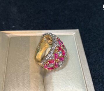 Ruby Ring With Diamonds 4