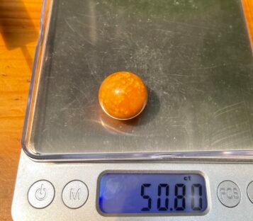 Astonishing 50.8 Carat Deep Orange Melo Melo Pearl of Unrivaled Beauty 3 50 carat melo melo Pearl 2