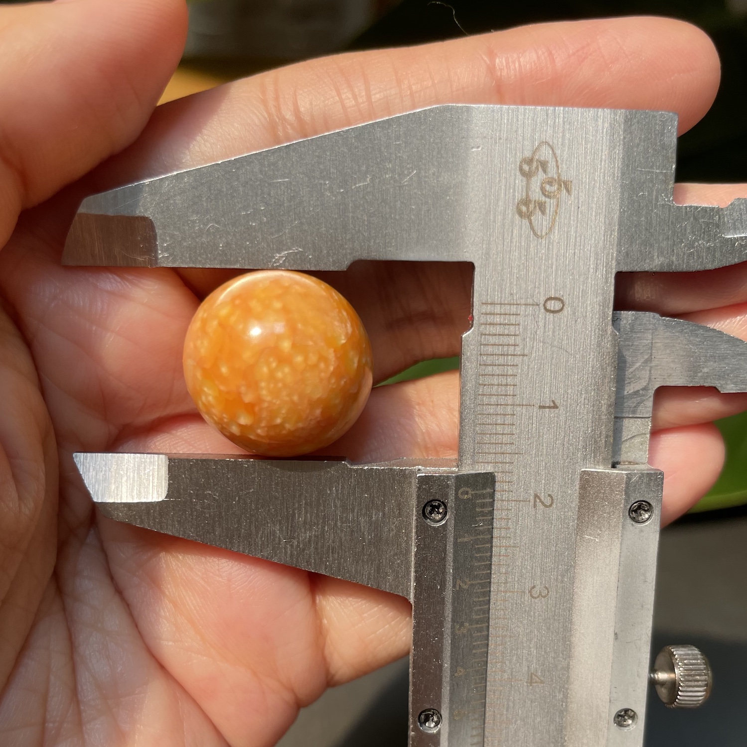Astonishing 50.8 Carat Deep Orange Melo Melo Pearl of Unrivaled Beauty 8 50 carat melo melo Pearl 4 1