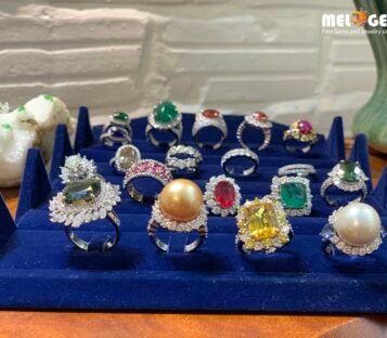 Brown Diamond Ring With White Diamonds 4