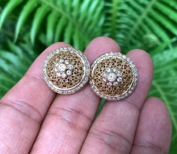 Gold Earings With Diamonds, Diamond Earings