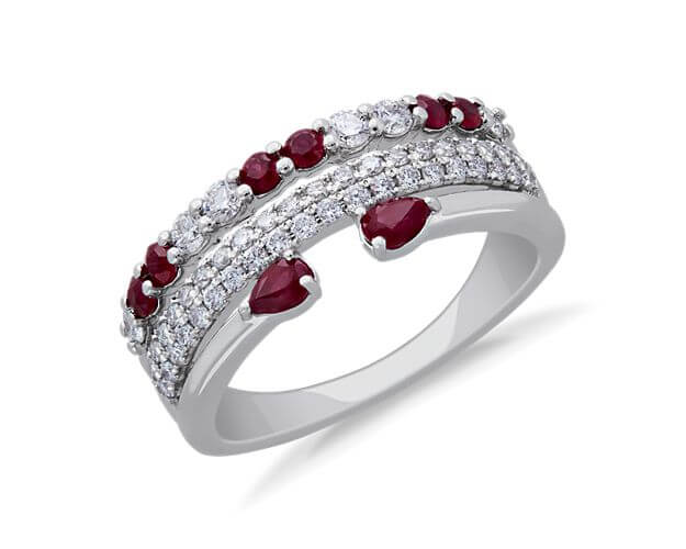 How to Shop for a Ruby with a Diamond Ring 5 Evaluating Ruby and Diamond Quality