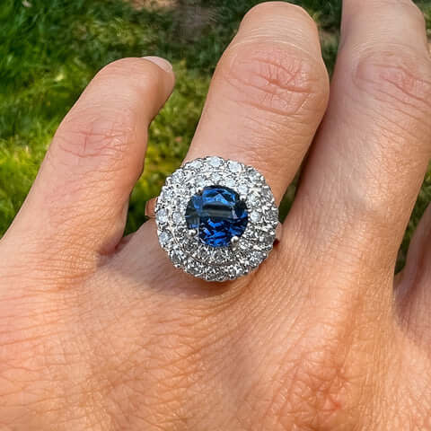 Elegant Diamond and Sapphire Ring 9 Famous Sapphire and Diamond Ring Owners