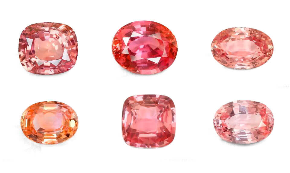 The Most Valuable Sapphire Colors 5 Padparadscha sapphires: The unique and sought-after peachy-pink stones