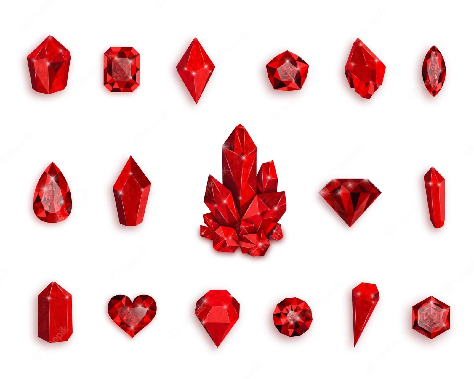 Pricing Categories of Real Rubies
