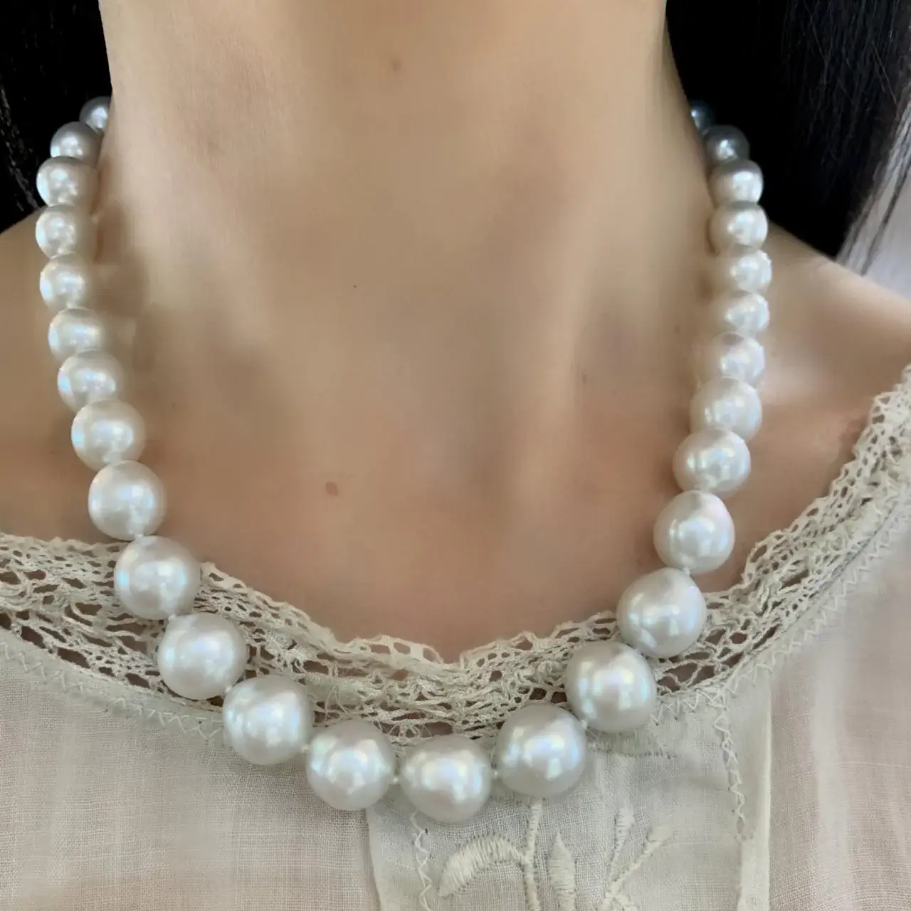 How Much Does a Pearl Necklace Cost? 8 South Sea Pearl Necklaces