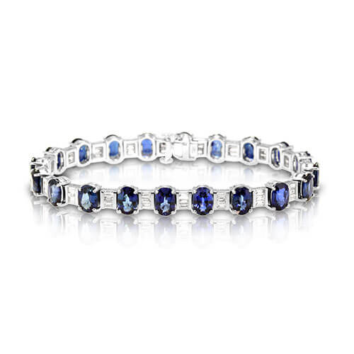 The Most Beautiful Sapphire and Diamond Bracelets 2 The History of Sapphire and Diamond Bracelets