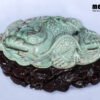 Couple Natural Jade Feng Shui Good Luck Wealthy FrogShui Power Good Luck Dragon Turtle TPT21 3