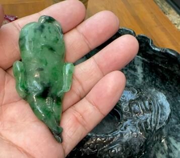 Natural Jade Feng Shui Good Luck Wealthy Radish TPT40