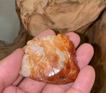 Feng Shui Jade Smilling Happy Good Luck Statue CTHDL02 2