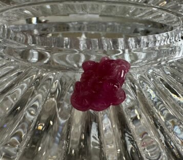 Feng Shui Ruby Good Luck Wealthy Frog With Coin RCOC02